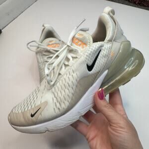 Nike Air Max 270 Summit White Desert Sand Sneakers